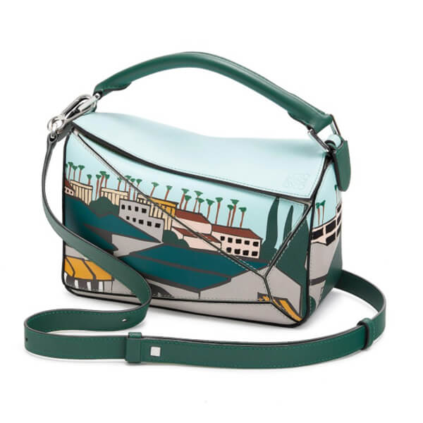 ロエベ L.A. シリーズ パズルバッグ スモール クラシックカーフ 偽物 A510S21X01